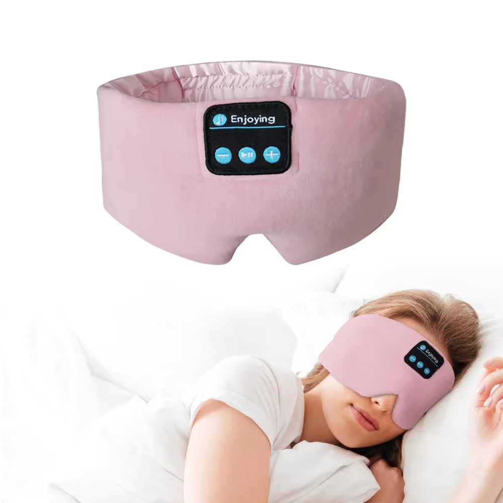 Ultimate Bluetooth Sleeping Headphones Eye Mask - Perfect for Side Sleepers & Travel, Ideal Gift for Insomnia Relief